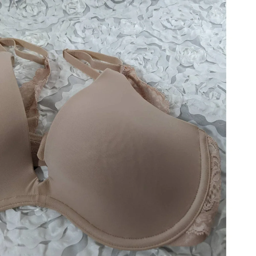 ON GOSSAMER Lace Back Plunge Bra NWOT‎ $46